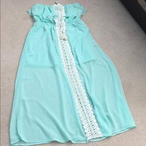 Mini/Maxi Light Blue Dress - NWT